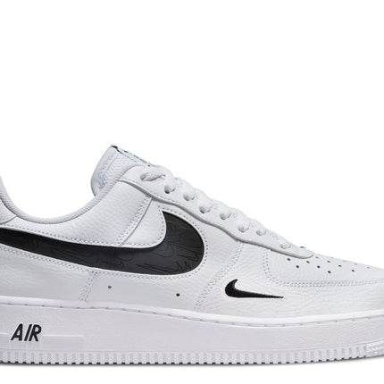 Nike Air Force 1 Low Swoosh reflectante blanco negro