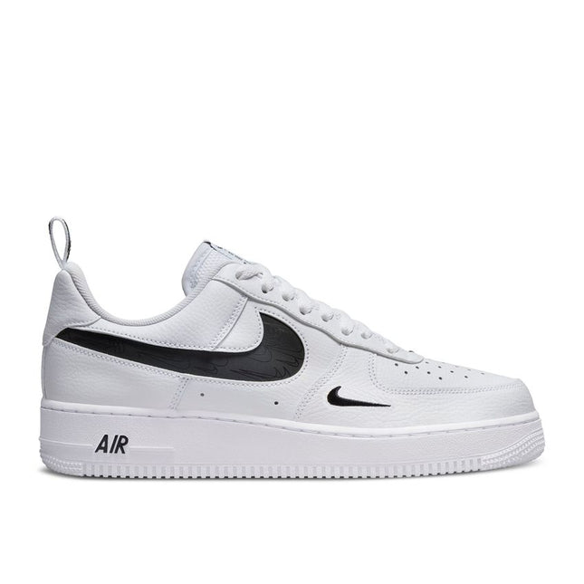 Nike Air Force 1 Low Swoosh reflectante blanco negro