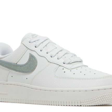 Nike Air Force 1 Low White Gold Glitter Swoosh