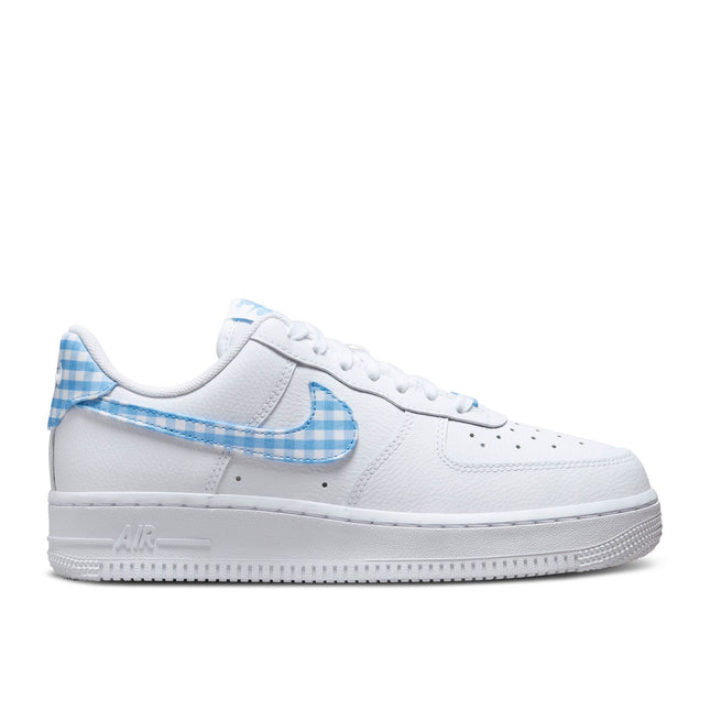Nike Air Force 1 Low '07 Essential White University Blue Gingham