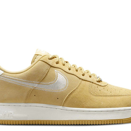 Nike Air Force 1 Low '07 LV8 Buff Gold Sail Embroidered Swoosh