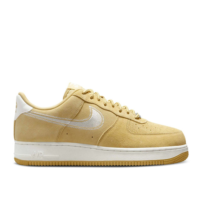 Nike Air Force 1 Low '07 LV8 Buff Gold Sail Embroidered Swoosh