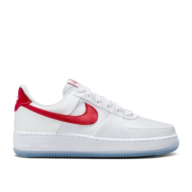 Nike Air Force 1 Low '07 Satin White Varsity Red