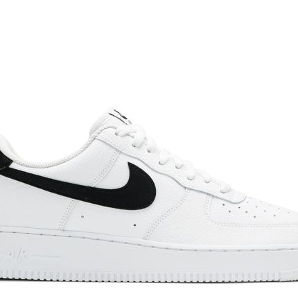 Nike Air Force 1 Low '07 White Black Pebbled Leather