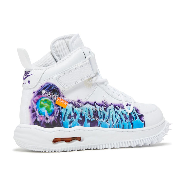 Nike Air Force 1 Mid Off-White Graffiti Blanco