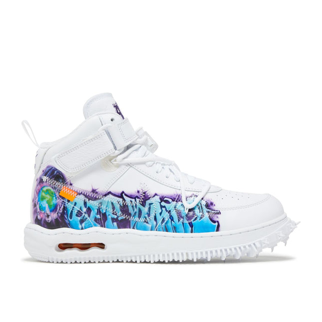 Nike Air Force 1 Mid Off-White Graffiti Blanco