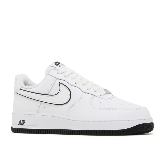 Nike Air Force 1 '07 Bajo Blanco Negro Contorno Swoosh