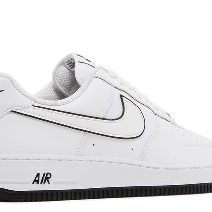 Nike Air Force 1 '07 Bajo Blanco Negro Contorno Swoosh