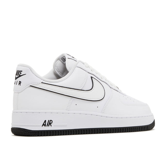 Nike Air Force 1 '07 Bajo Blanco Negro Contorno Swoosh