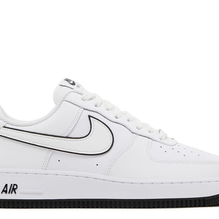 Nike Air Force 1 '07 Bajo Blanco Negro Contorno Swoosh