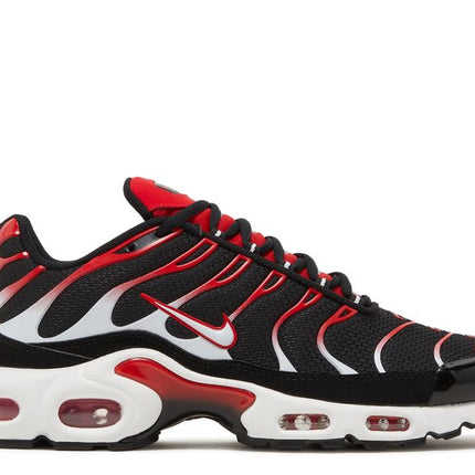 Nike Air Max Plus Black White University Red