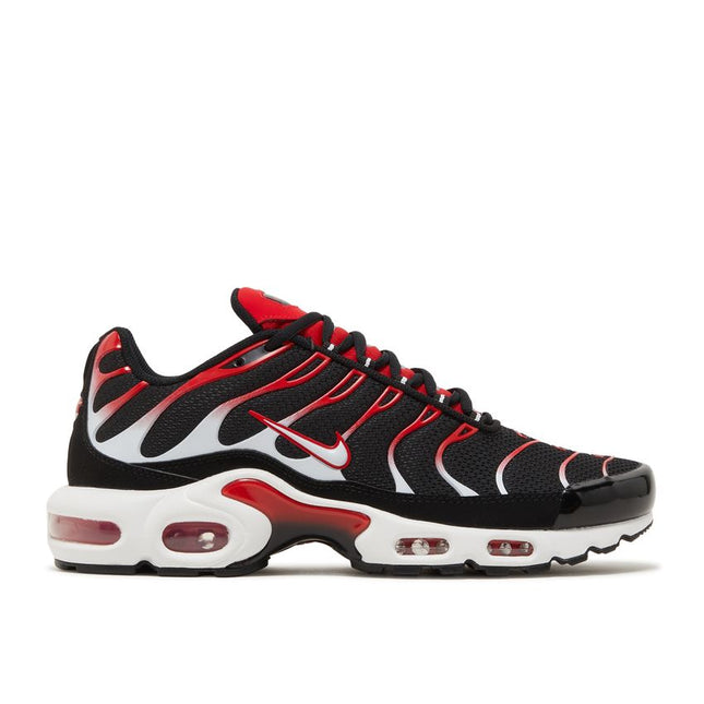 Nike Air Max Plus Black White University Red