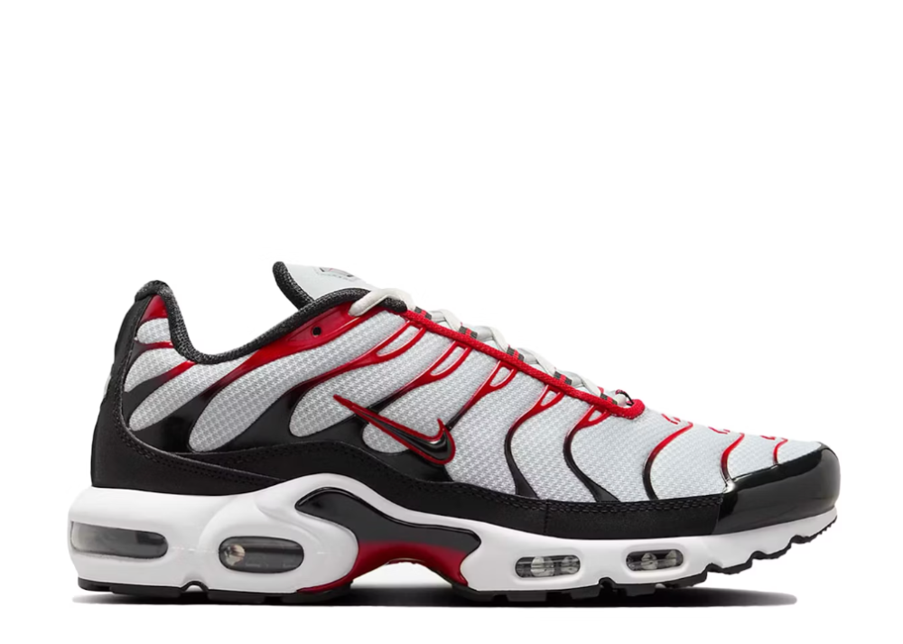 Nike Air Max Plus Pure Platinum Black University Red