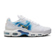 Nike Air Max Plus Spray Paint Swoosh White Blue