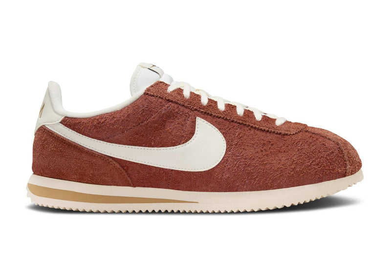Nike Cortez SE Suede Dark Russet Flax Muslin Sail