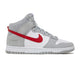 Nike Dunk High Light Smoke Grey Gym Red