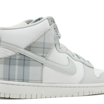 Nike Dunk High SE Tartan Plaid White Light Green