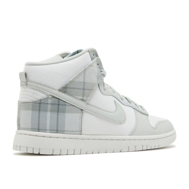 Nike Dunk High SE Tartan Plaid White Light Green