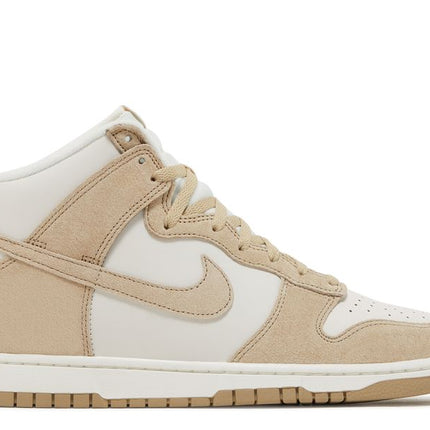 Nike Dunk High Bronceado Gamuza Blanco