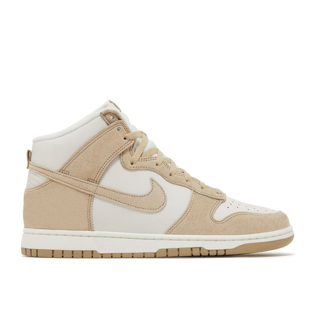 Nike Dunk High Tan Suede White