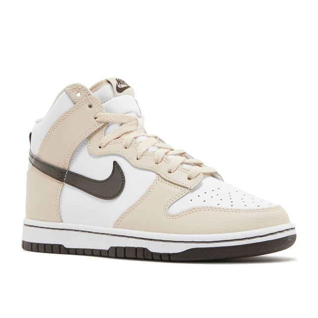 Nike Dunk High White Sanddrift Brown