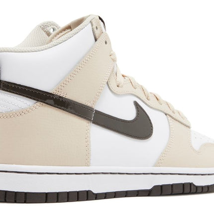 Nike Dunk High Blanco Sanddrift Marrón