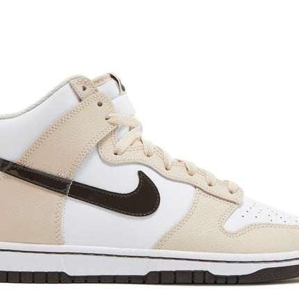 Nike Dunk High Blanco Sanddrift Marrón