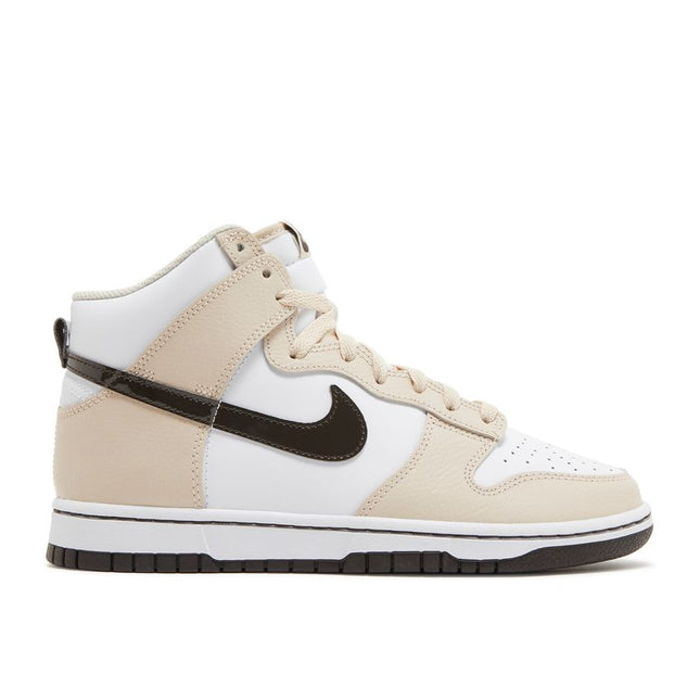 Nike Dunk High White Sanddrift Brown