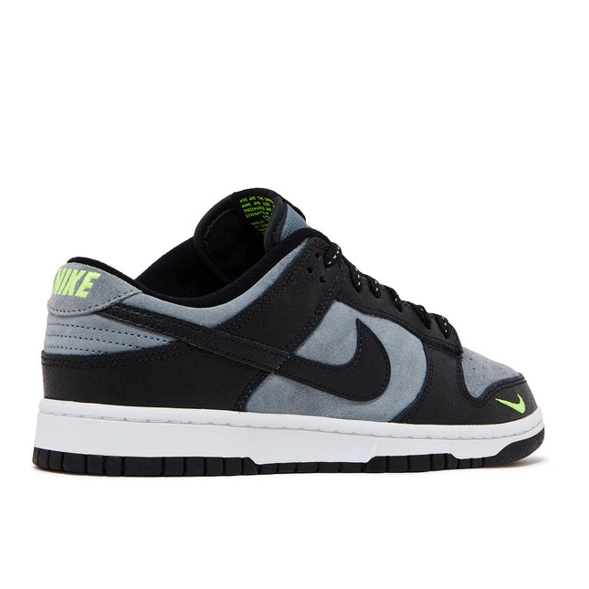 Nike Dunk Low Black Cool Grey Volt Mini Swoosh
