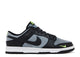 Nike Dunk Low Black Cool Grey Volt Mini Swoosh