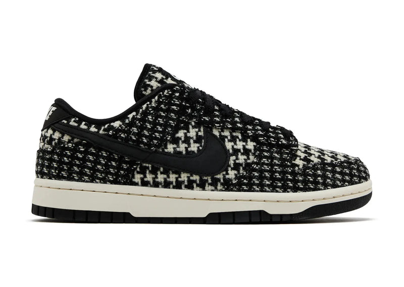 Nike Dunk Low Harris Tweed White Black