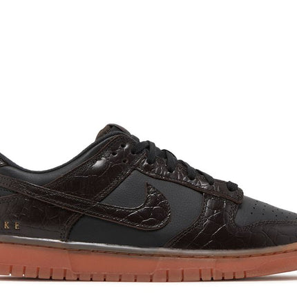 Nike Dunk Low Terciopelo Marrón Negro