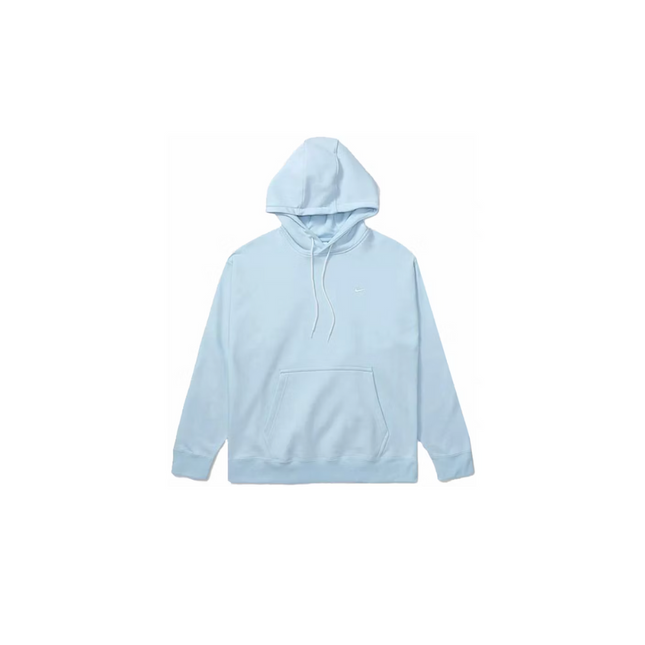 Nike NRG Solo Swoosh Fleece Hoodie Celestine Blue/White