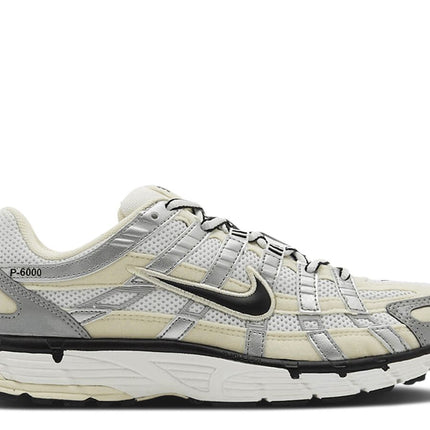 Nike P-6000 Coconut Milk Metallic Silver