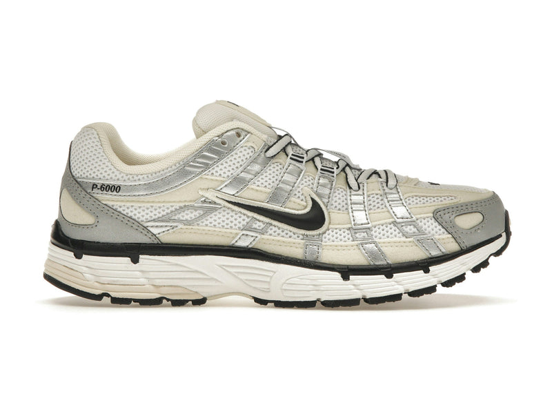 Nike P-6000 Coconut Milk Metallic Silver