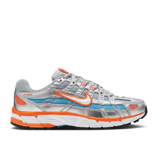 Nike P-6000 Metallic Silver Crimson Blue Fury