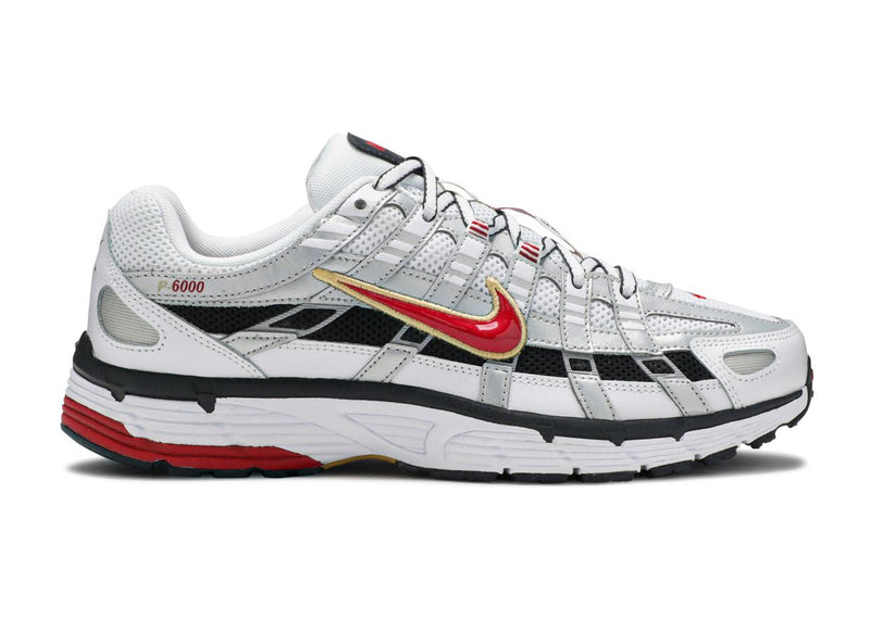 Nike P-6000 White Gold Red