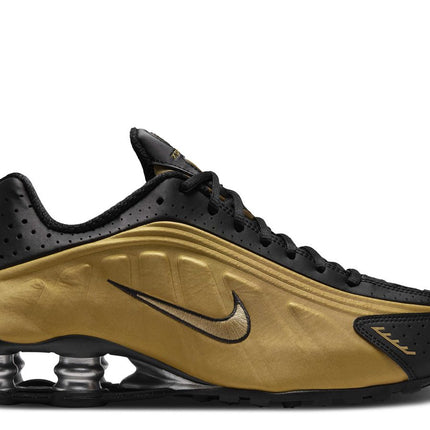 Nike Shox R4 Black Metallic Gold