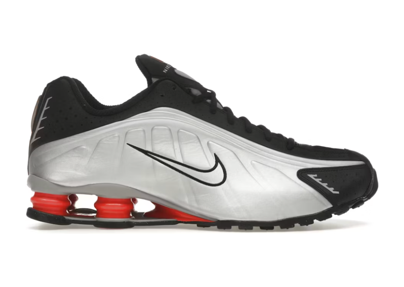 Nike Shox R4 Black Metallic Silver (2025)