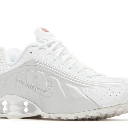 Nike Shox R4 White Metallic Silver