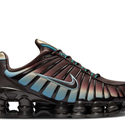 Nike Shox TL Velvet Brown Denim Turquoise