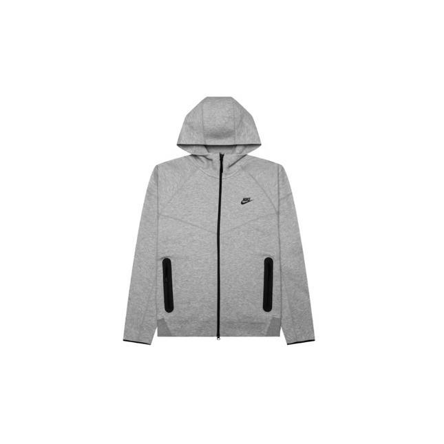 Nike Sportswear Tech Fleece Full-Zip Hoodie Heather Grey/Black