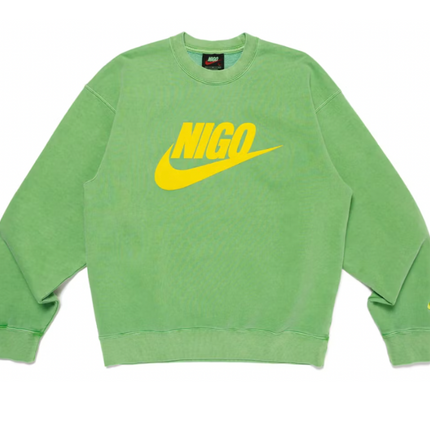 Nike x Nigo NRG Fleece Crew Sweatshirt Green