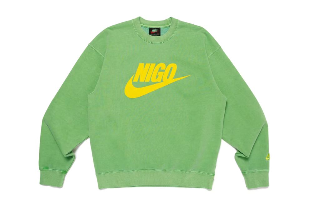 Nike x Nigo NRG Fleece Crew Sweatshirt Green Coproom