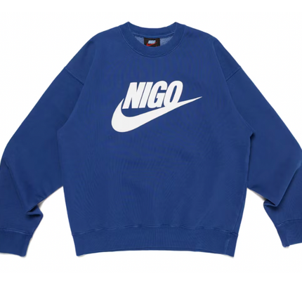 Nike x Nigo NRG Fleece Crew Sweatshirt Navy