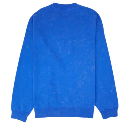 Nike x Stussy Acid Wash Crew Fleece Blue