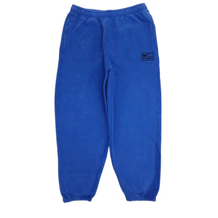 Pantalón deportivo con lavado ácido Nike x Stussy Azul