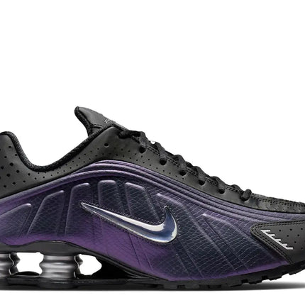 Nike Shox R4 Black Metallic Silver Purple Dynasty