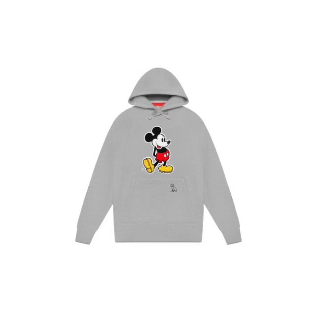 OVO x Disney Classic Mickey Hoodie Heather Grey