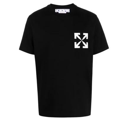 Off-White Camiseta Con Estampado De Flechas Negro/Blanco